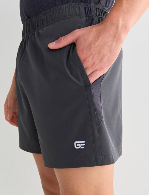 Gym Equipment Stretch Short, Slate product photo