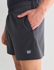 Gym Equipment Stretch Short, Slate product photo