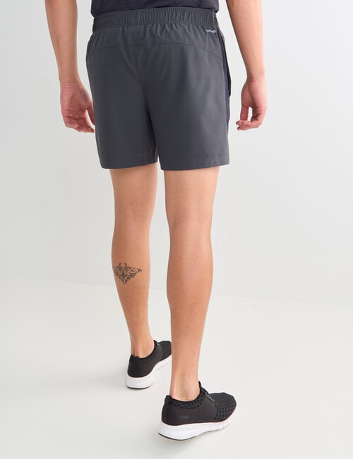 Gym Equipment Stretch Short, Slate product photo View 02 L