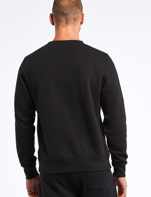 Champion Script Crew Neck Sweatshirt, Black product photo View 02 L