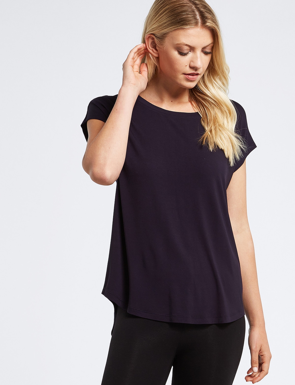 Bodycode Boxy Tee, Eclipse Tops