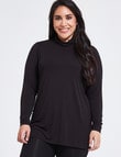 Bodycode Curve Long Sleeve Skivvy, Black product photo