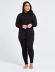 Bodycode Curve Long Sleeve Skivvy, Black product photo View 03 S