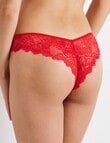 Perfects Brazilian Bikini Brief, Red product photo View 02 S