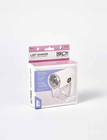 Xcesri Cordless Lint Shaver, White & Grey product photo