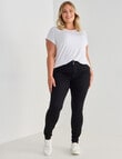 Denim Republic Curve Longer Length Skinny Jean, Black product photo View 03 S