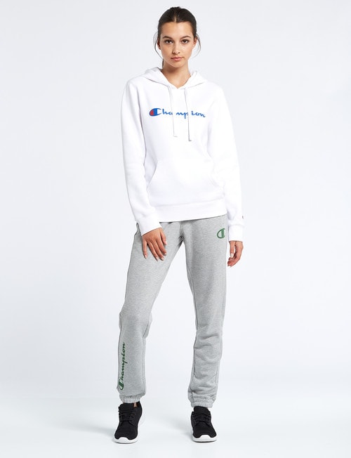 Champion Script Hoodie, White product photo View 03 L