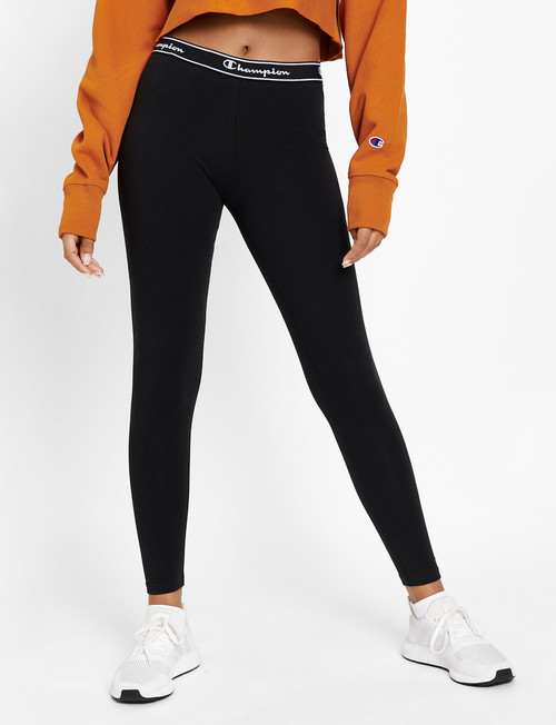 Champion Script Full-Length Tight, Black product photo