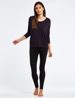 Bodycode 3/4 Sleeve Batwing Tee, Eclipse product photo View 03 S
