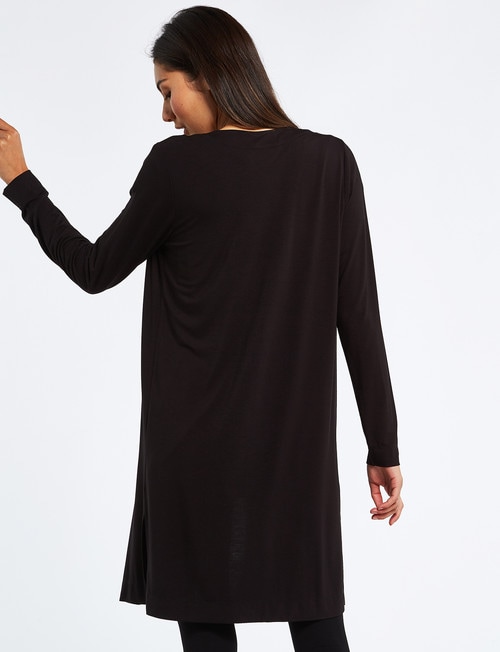 Bodycode Longline Cardi, Black product photo View 02 L