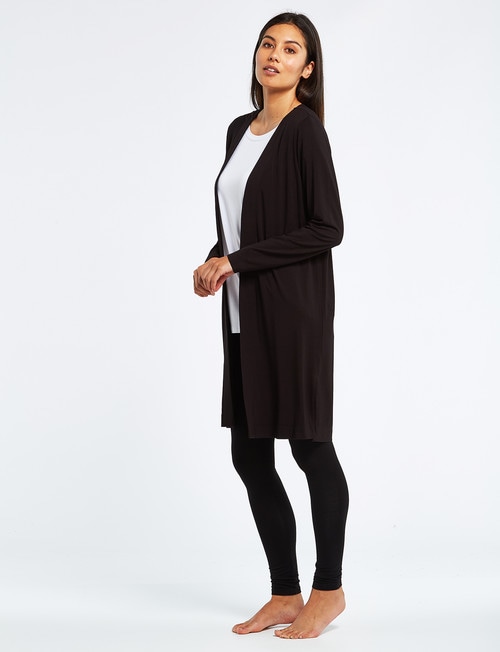 Bodycode Longline Cardi, Black product photo View 03 L
