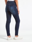Denim Republic Stretch Skinny Jean, Dark Blue Wash product photo View 02 S