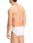 Tommy Hilfiger Cotton Brief, 3-Pack, White, Grey & Black product photo View 02 S