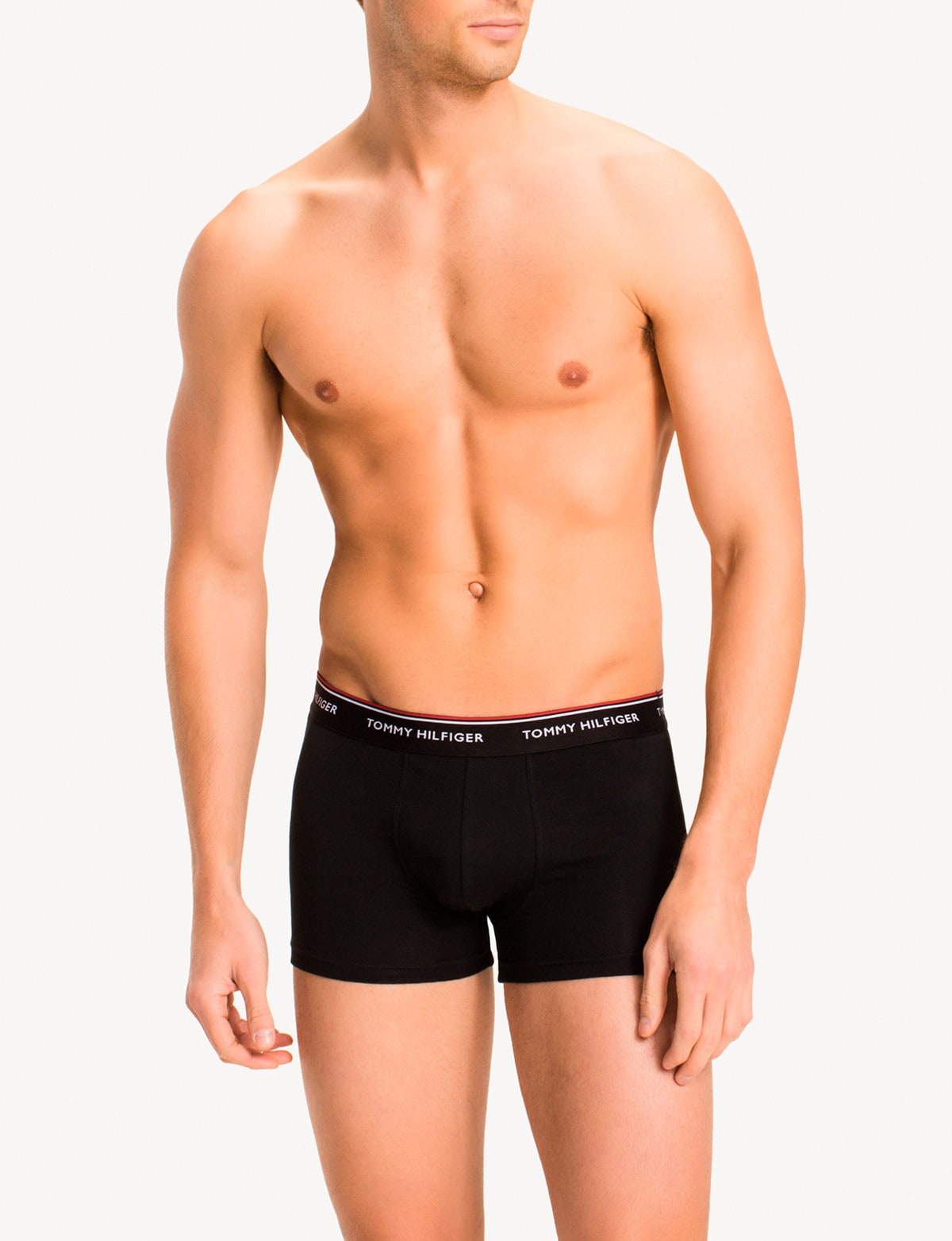 Tommy Hilfiger Stretch Cotton Trunk, 3-Pack, Black - Underwear