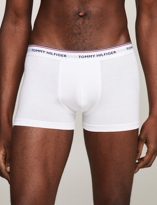 Tommy Hilfiger Core Trunk, 3-Pack, White, Tango Red & Peacoat product photo View 07 L