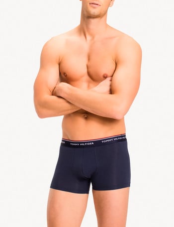 Tommy Hilfiger Stretch Cotton Trunk, 3-Pack, Navy product photo