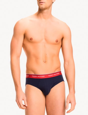 Tommy Hilfiger Cotton Brief, 3-Pack, Navy product photo