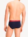 Tommy Hilfiger Cotton Brief, 3-Pack, Navy product photo View 02 S