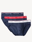 Tommy Hilfiger Cotton Brief, 3-Pack, Navy product photo View 03 S