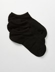 Lyric Liner Ankle Socks, Black, 3-Pack product photo View 02 S