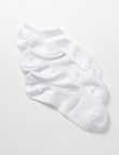 Lyric Liner Ankle Socks, White, 3-Pack product photo View 02 S