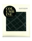 Columbine Argyle Pantyhose, Black product photo