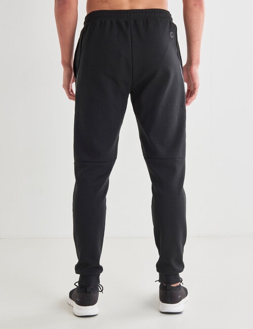 Gym Equipment Panel Trackpant, Black product photo View 02 L