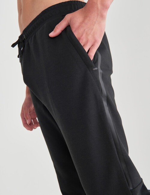 Gym Equipment Panel Trackpant, Black product photo View 04 L