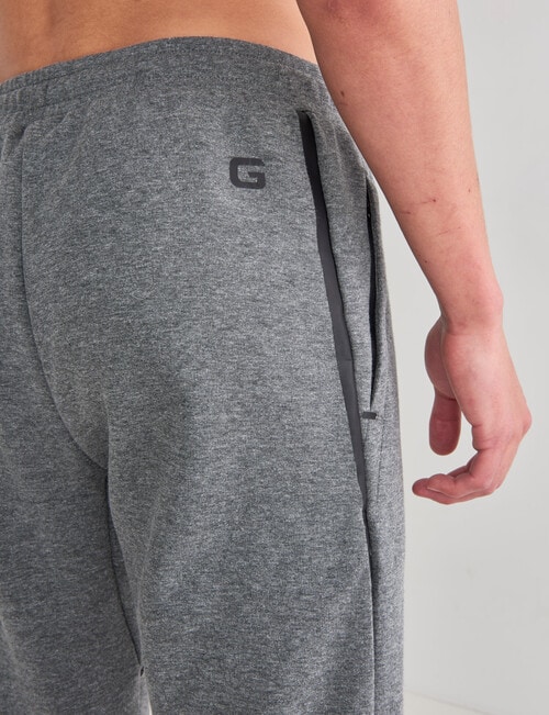 Gym Equipment Panel Trackpant, Grey Marle product photo View 05 L