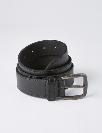 Chisel Texan Leather Belt, Black product photo
