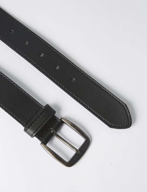 Chisel Texan Leather Belt, Black product photo View 03 L