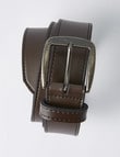 Chisel Texan Leather Belt, Brown product photo View 02 S