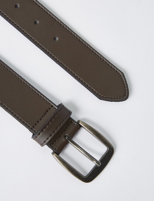Chisel Texan Leather Belt, Brown product photo View 03 L