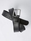 Chisel Leather Belt, Black product photo View 02 S