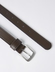 Chisel Leather Belt, Brown product photo View 03 S