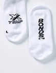 Bonds X-Temp No Show Sock, 3-Pack, White product photo View 03 S