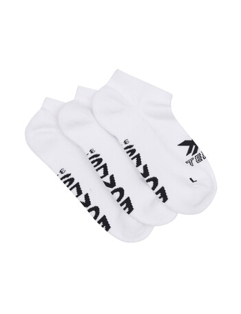 Bonds X-Temp Low Cut Sock, 3-Pack, White product photo