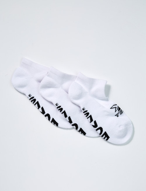 Bonds X-Temp Low Cut Sock, 3-Pack, White product photo View 02 L