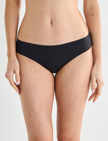 Lyric Laser Bikini Brief, Black product photo