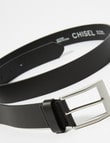 Chisel King Size Leather Belt, Black product photo View 03 S