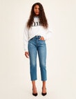 Levis Wedgie Straight Leg Jean, Jive Sound, 28" product photo View 03 S