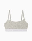 Calvin Klein Cotton Unlined Bralette, Grey Heather product photo View 06 S