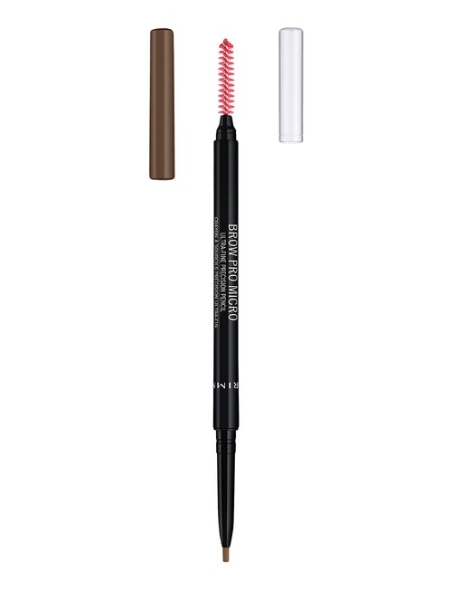 Rimmel Brow Micro Definer 2-In-1, Medium Brown product photo View 02 L