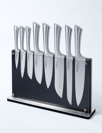 Baccarat Damashiro Knives & Knife Block, Set of 9 product photo