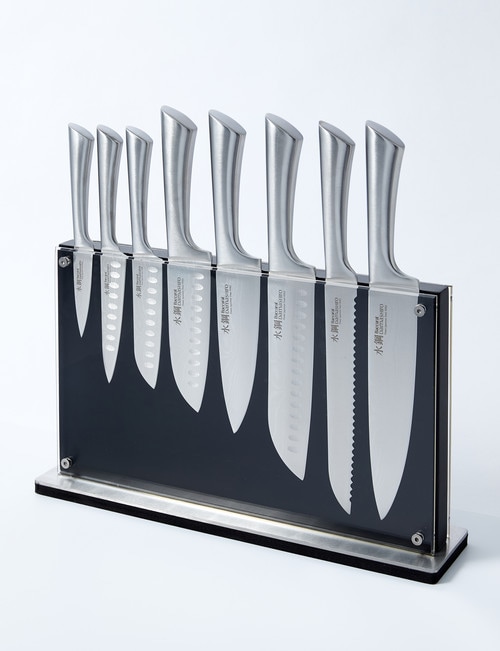 Baccarat Damashiro Knives & Knife Block, Set of 9 product photo