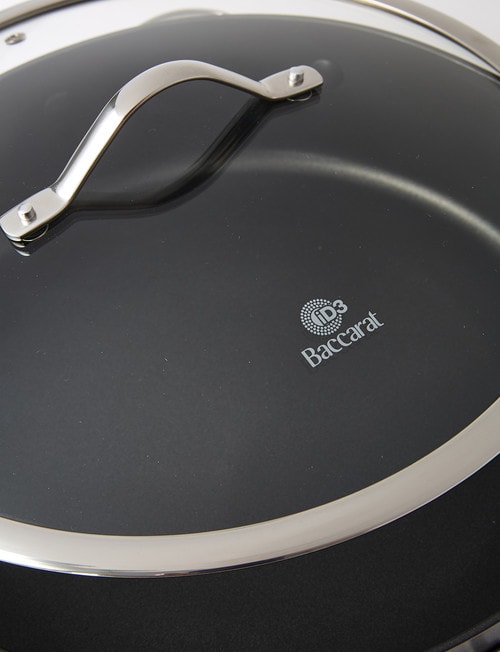 Baccarat ID3 Hard Anodised Saute Pan with Lid, 32cm product photo View 02 L