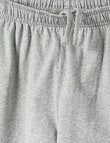 Champion Script Jersey Short, Grey, Size 10, Size 10 product photo View 02 S