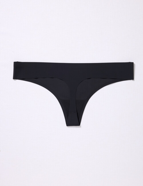 Lyric Laser G-String Brief, Black product photo View 02 L