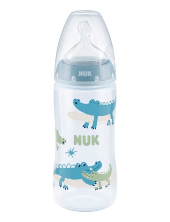 Nuk First Choice + BPA-Free Baby Bottle, 300ml, Assorted product photo