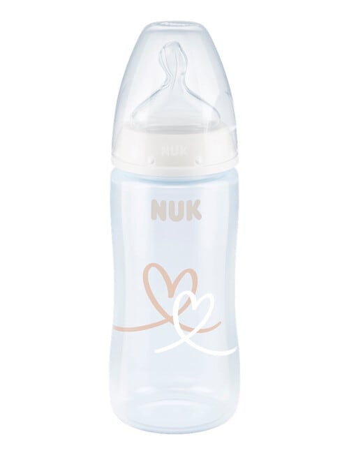 Nuk First Choice + BPA-Free Baby Bottle, 300ml, Assorted product photo View 04 L
